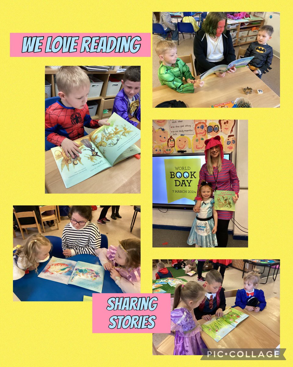 A wonderful World Book Day today! 🌟 It was lovely to see how everyone showcased their incredible efforts and creativity!📖 Today was day filled with fun: stories, imagination and the joy of reading! 📚👏 #WorldBookDay #celebratingreading  #WorldBookDay2024 #joyofreading 🌈📚📕