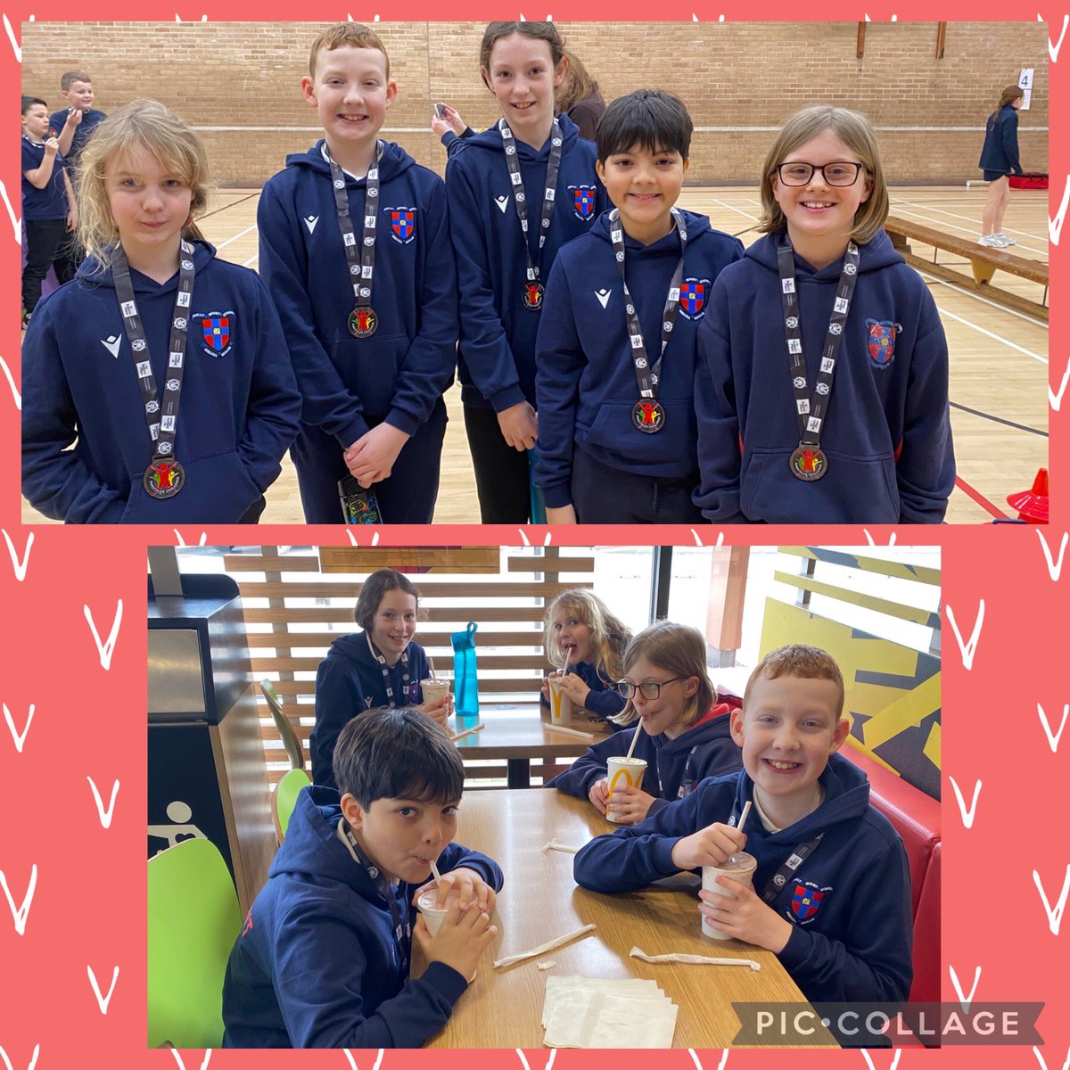 On Tuesday I had the pleasure of taking our KS2 Kurling team to a mini tournament against other Bury primary schools. They had great fun and were fantastic representatives of <a href="/Hollymountbury/">Holly Mount RC Primary</a>! They more than deserved a little treat on the way back ⭐️🥌