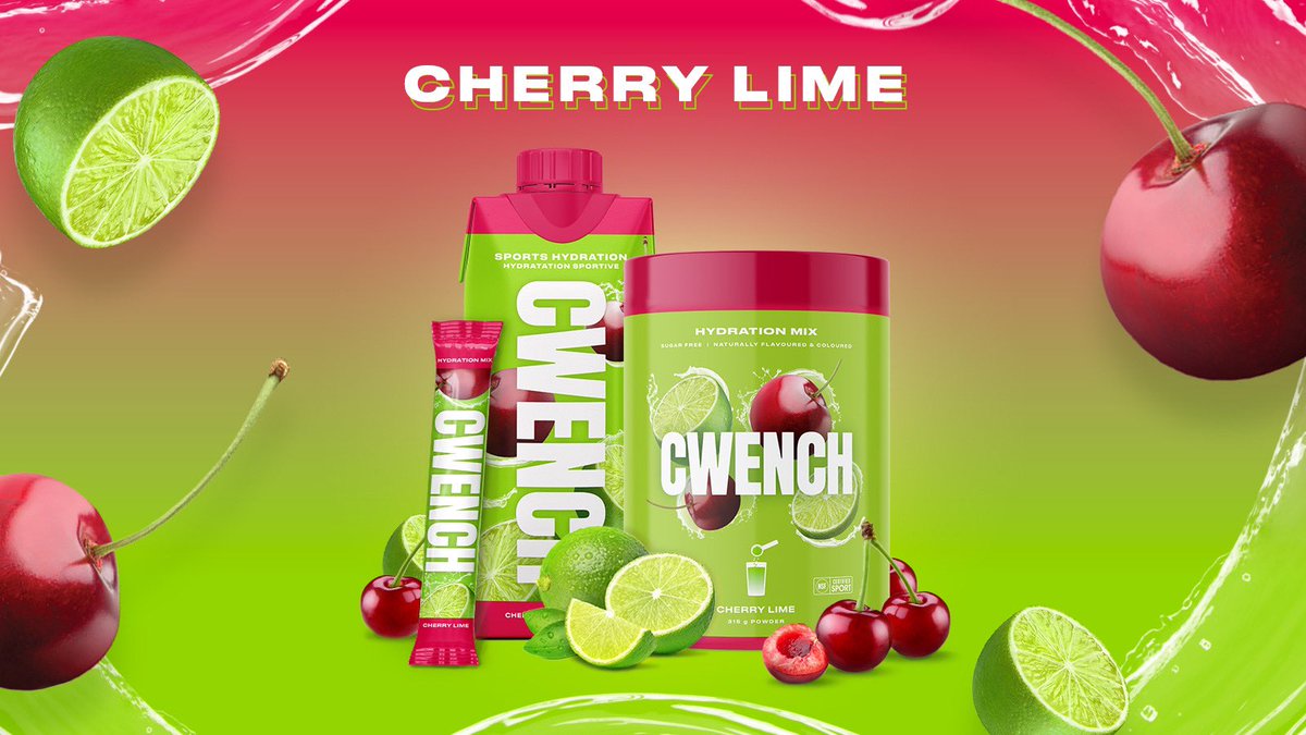 Cherry Lime! 🍒🍋

Melding the sweetness of cherries with a zesty lime twist, offering a refreshing and enjoyable flavor, ideal for keeping hydrated and performing at your best! 

#hydration #sportsdrink