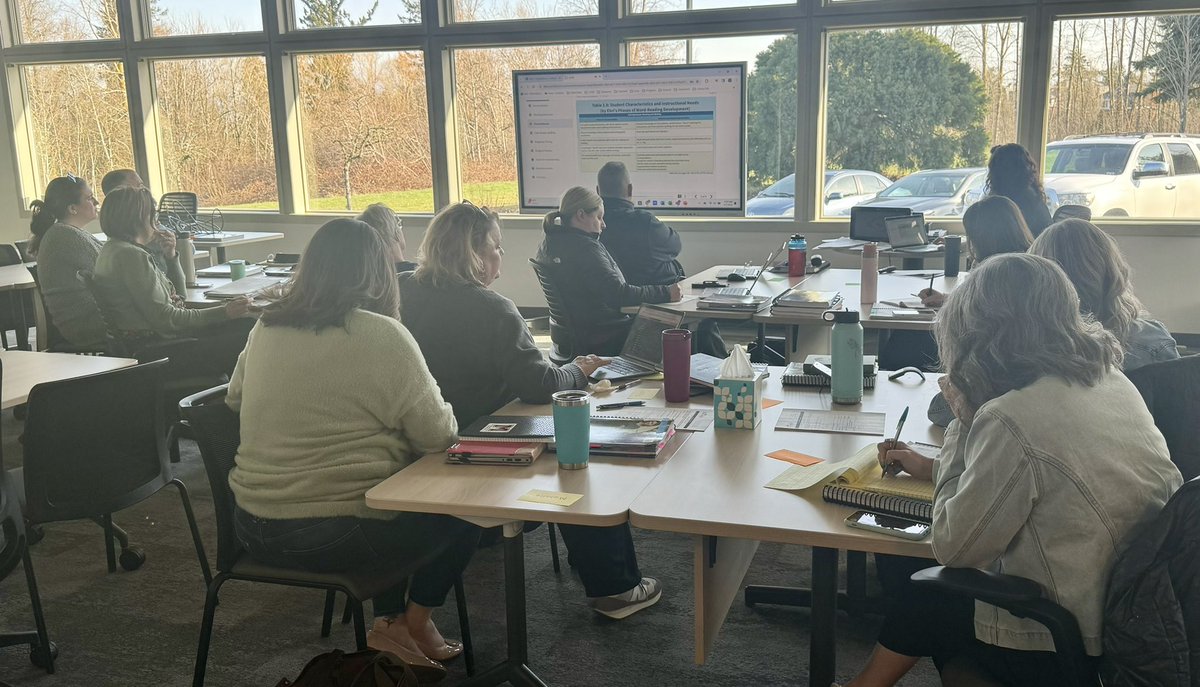 Training our Building Leaders on LETRS and using  Ehri’s phases to guide reading instruction. #scienceofreading #instruction