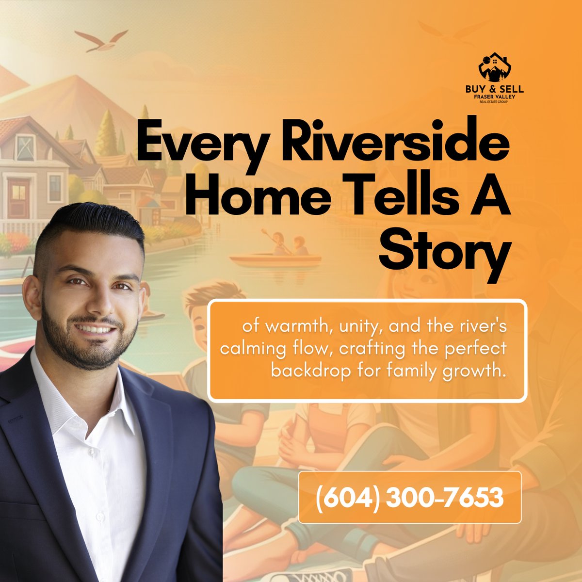 Discover the unique story your family can create in a Riverside home. 

Give us a call via (604) 300-7653 to begin your journey to a place where every moment becomes a cherished memory. 

#RiversideLiving #FamilyHome #RealEstateJourney 
#FraserValleyHomes #CreateMemories #BuyS...
