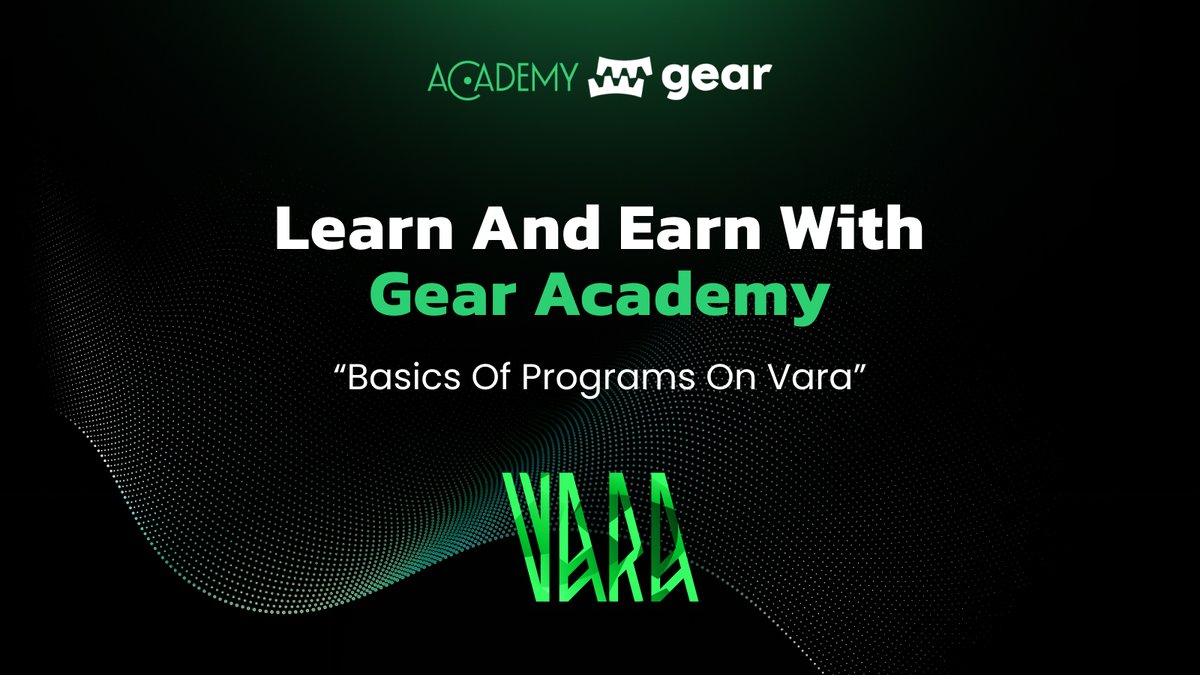 Ready to boost your skills as a #Web3 developer? 

The #GearAcademy is officially live with the Basic Course on Vara Development! 📚

Learn the fundamentals of building on the #VaraNetwork in an easy, smooth way. 

Learn, do homework and receive rewards - all at once! 

Find more