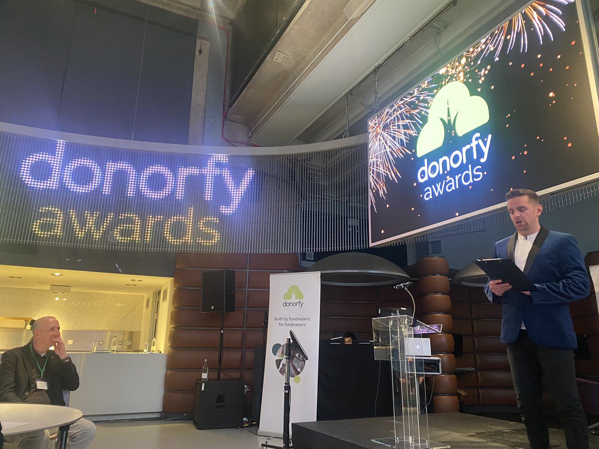 Mrs_M_B's tweet photo. Wow!!!!! Absolutely blown away to speak at and accept the award for @donorfy awards for @longfieldcare https://t.co/3sZn8ZjgYC