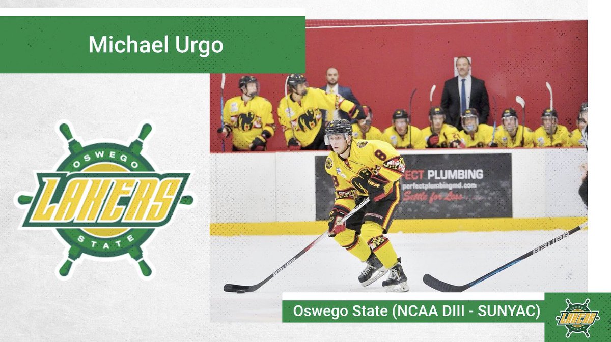 Congrats Michael Urgo on committing to Oswego St! ‘03 F is playing for the MD Black Bears (NAHL). Will bring relentless energy, work ethic and grit to the Lakers lineup. Congrats Mikie! #scp
.
<a href="/BlackBearsNAHL/">Maryland Black Bears</a> <a href="/NAHLHockey/">NAHL</a> <a href="/NWS_hockey/">Northwood Hockey</a> <a href="/DIIIHockeyNews/">D-III Hockey News</a> <a href="/_Neutral_Zone/">Neutral Zone</a> <a href="/NCAAIceHockey/">NCAA Ice Hockey</a>