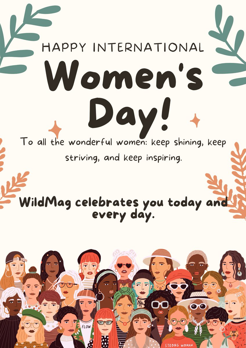 Look out for our new article out today celebrating women in science! 💖

🌿 Find it here: wildmag.co.uk

#InternationalWomensDay #environnement #womeninSTEM