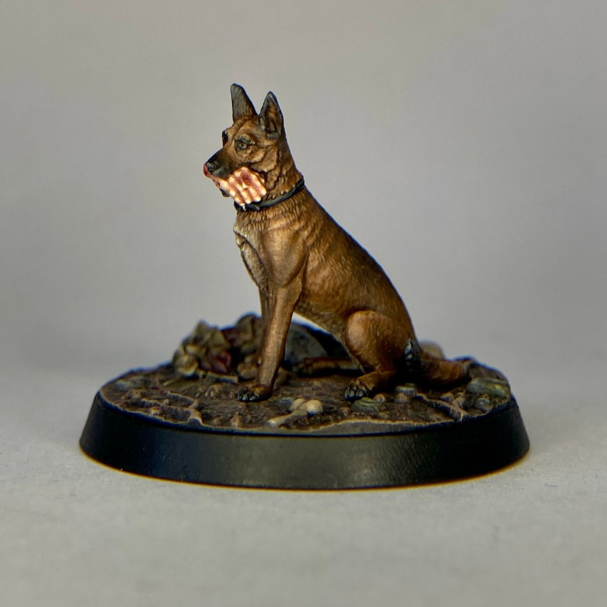 Modiphius's tweet photo. Who is the goodest pup in the wasteland? CX404!
This highly detailed 32mm resin mini is part of our Fallout The Series Miniatures Set that also includes characters from the @FalloutOnPrime #Fallout series- Lucy, The Ghoul, and Maximus! ๐ in bio
๐๐Painted by @callumpaints https://t.co/t1FZaLCQSw