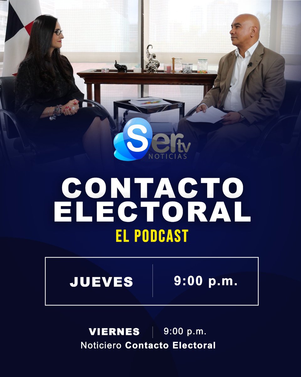 ¡Sintoniza hoy SERTV 📺 y entérate de todo lo relacionado de la Fiscalía General Electoral! ⚖️