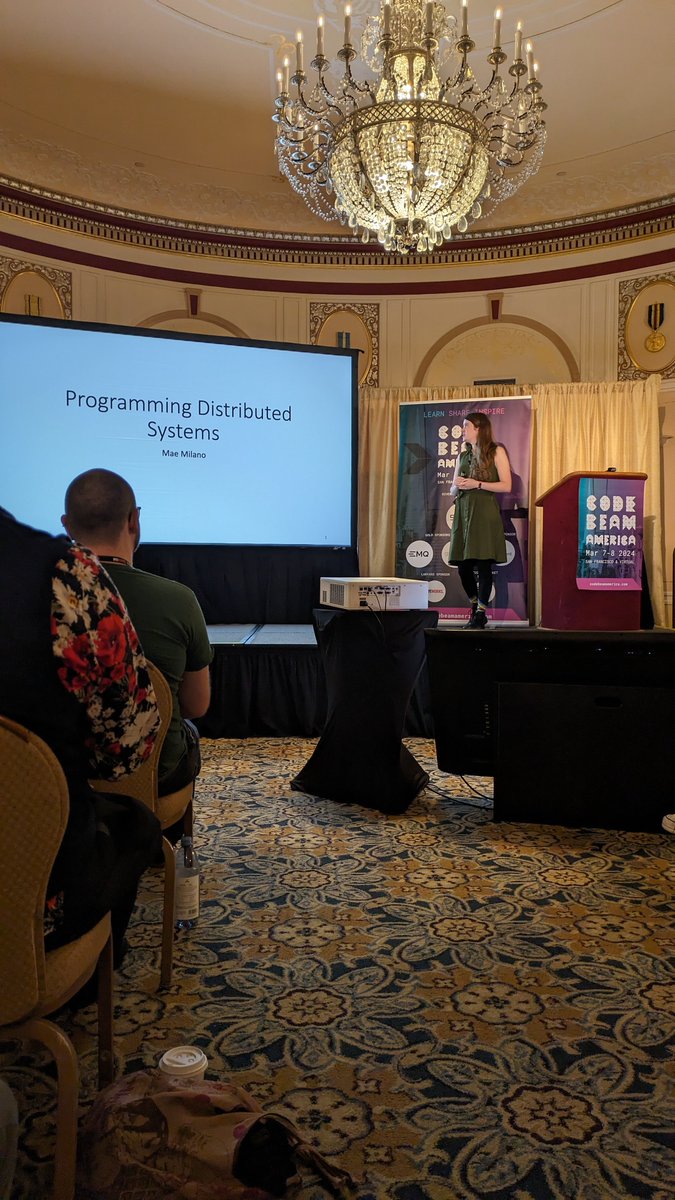 Getting started with day 1 at <a href="/CodeBEAMio/">Code BEAM</a>, looking forward to see all the talks! #myelixirstatus