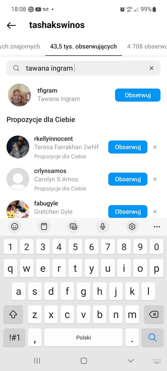 Just look who follows tashakswinos instagram page ,that is officer A who stole R.kelly jail records and give it to Tasha k
You busted Tawana F Ingram
@JenniferBonjean
<a href="/BonjeanLawGroup/">Bonjean Law Group</a>