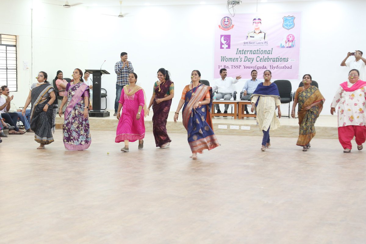 Today conducted International Women's day celebrations in Battalion premises in the presence of Sri P. Murali krishna Commandant, 1st Bn TSSP and Battalion Officers