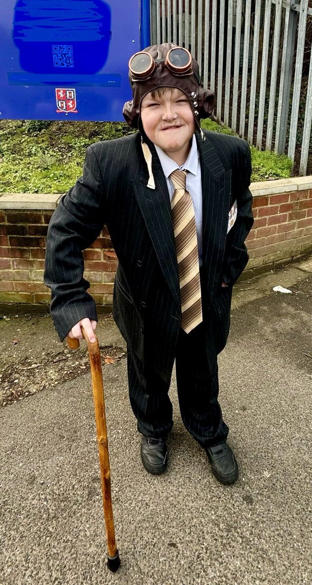 Hi @davidwalliams - my son loved “Grandpa’s Great Escape” and for his last #WorldBookDay in year 6 he wanted to dress up as Grandpa 🥰