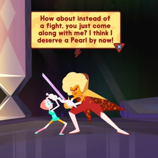 Pearls stronger than me because if i were her i would've shattered hessonite