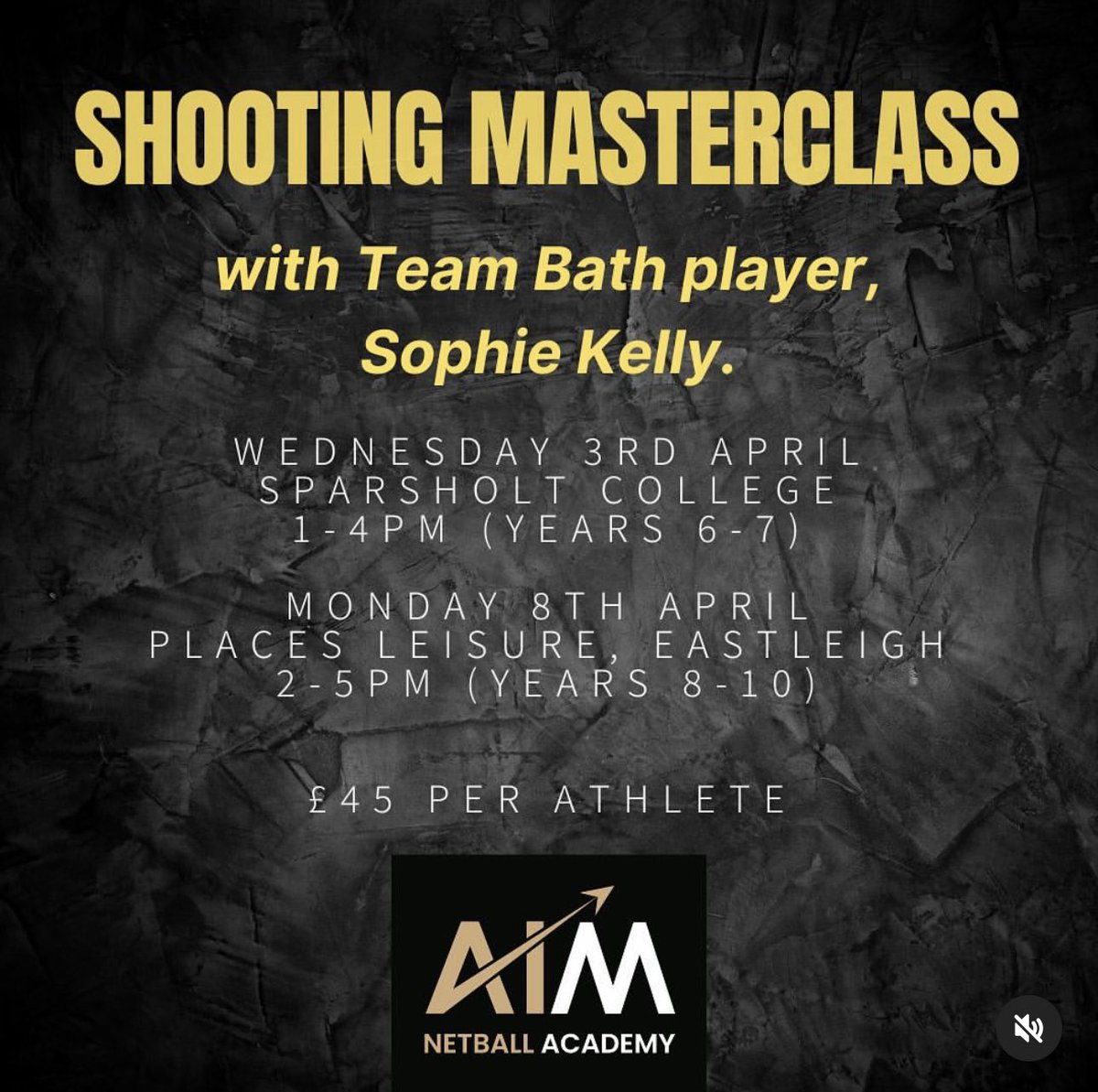 🐣 SOPHIE KELLY SHOOTING MASTERCLASS 🐣

Use the link below to sign up for this exciting opportunity! Book early to avoid  disappointment 🤩

forms.office.com/pages/response…