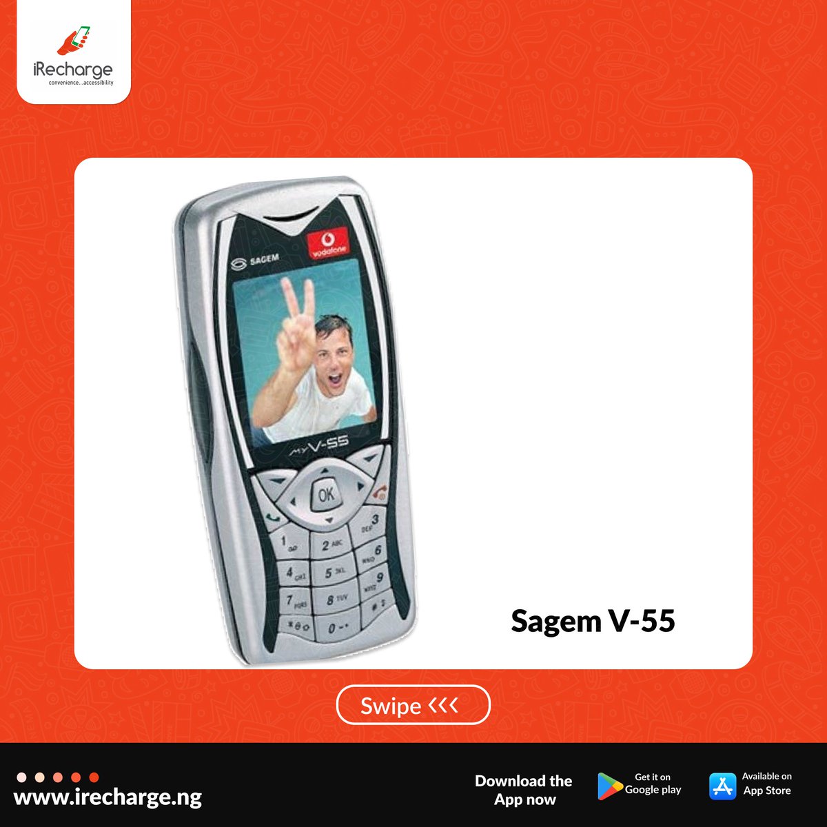 iRechargeNG's tweet photo. Its Throw back Thursday and we at iRecharge are feeling Nostalgic, let us in the comment section, what was the first phone you used?
#iRecharge #Nostalgic #OneBankTransfer #throwbackthurday