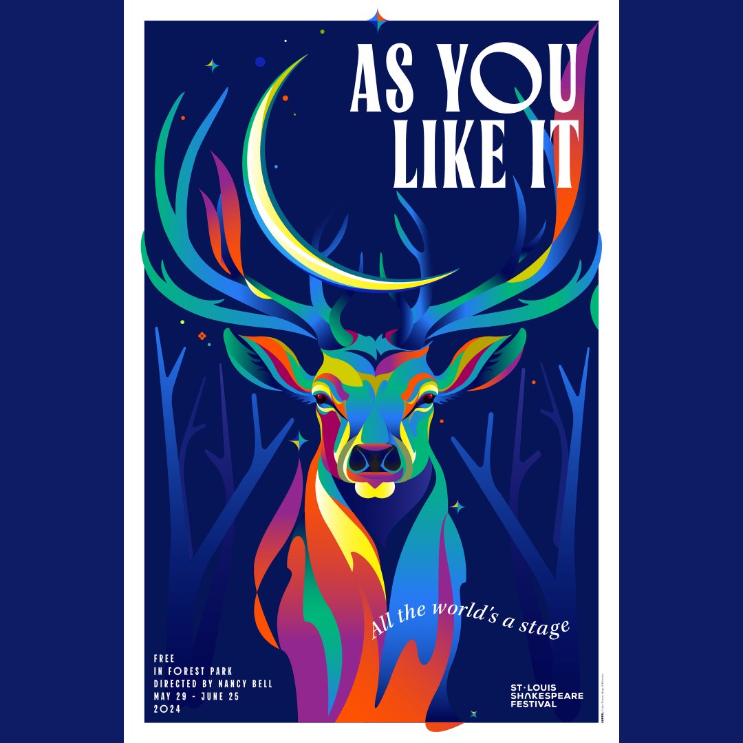 Step into nature this summer 🦌 the 2024 Shakespeare in the Park production is...

#AsYouLikeIt
Directed by Nancy Bell
Free in Forest Park, May 29-June 23