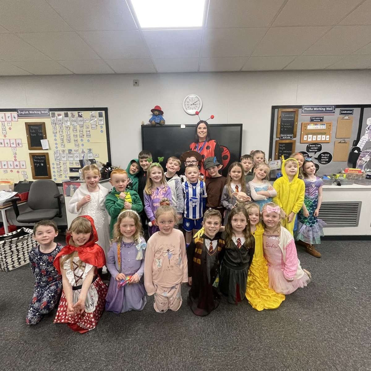 AnParkInfants's tweet image. We had a lovely day dressed up in our book character costumes or in our comfy PJs #apiclass3 #WorldBookDay2024