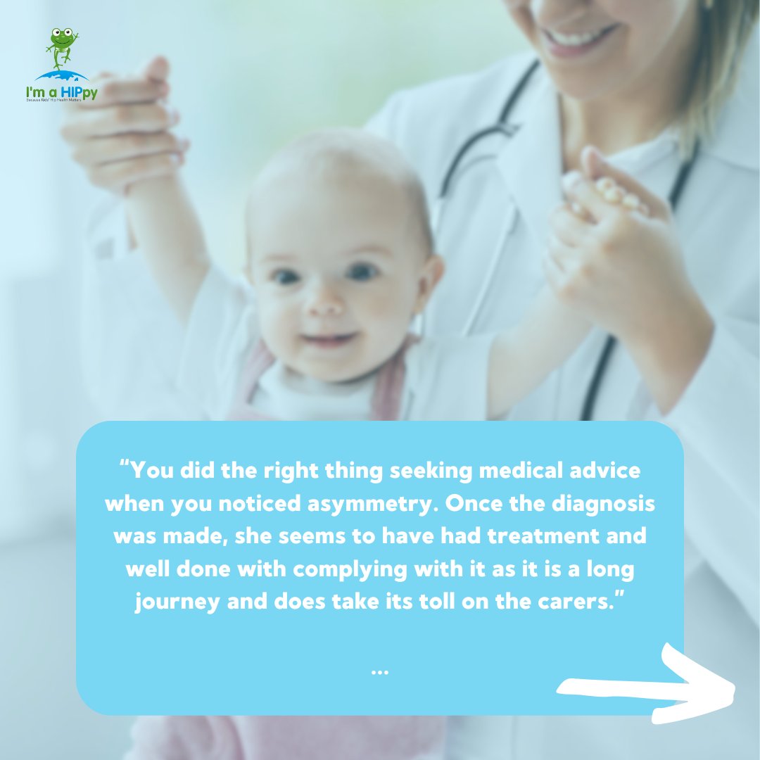 HIPpyHipHealth's tweet photo. 💬 My daughter was diagnosed with hip dysplasia when she was 4 months old.
Learn what our doctors had to say:
https://t.co/ug4mWqg9Ar
#askaHIPpy https://t.co/6Xqek6SJPB