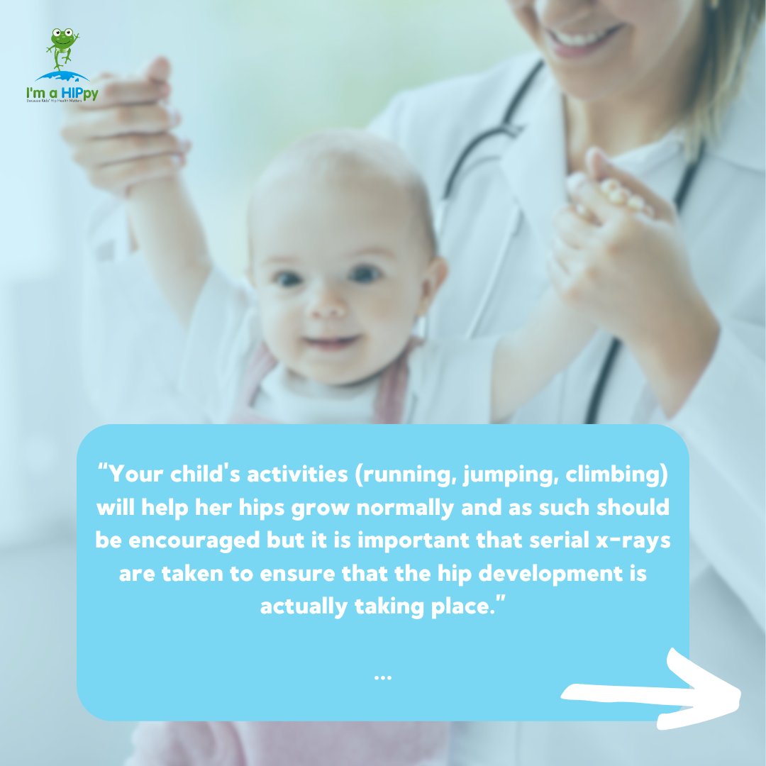 HIPpyHipHealth's tweet photo. 💬 My daughter was diagnosed with hip dysplasia when she was 4 months old.
Learn what our doctors had to say:
https://t.co/ug4mWqg9Ar
#askaHIPpy https://t.co/6Xqek6SJPB