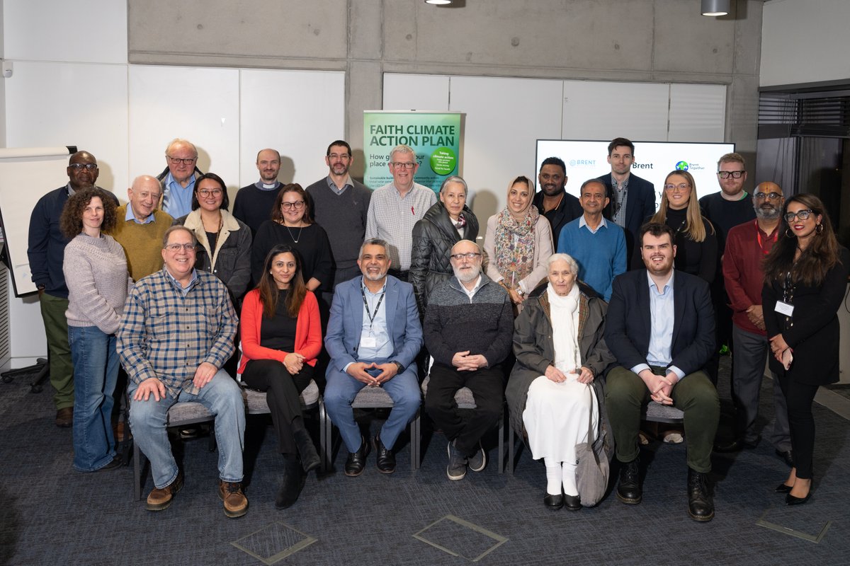 Brent_Council's tweet photo. 1)Faith Leaders Unite for #ClimateAction 🌎

A Roundtable Discussion on Embedding Faith Climate Action in Brent took place last night

Imams, Rabbis, Reverends &amp; reps from diverse religions and traditions in Brent convened in a shared commitment for climate action https://t.co/cjX1x8iW8x