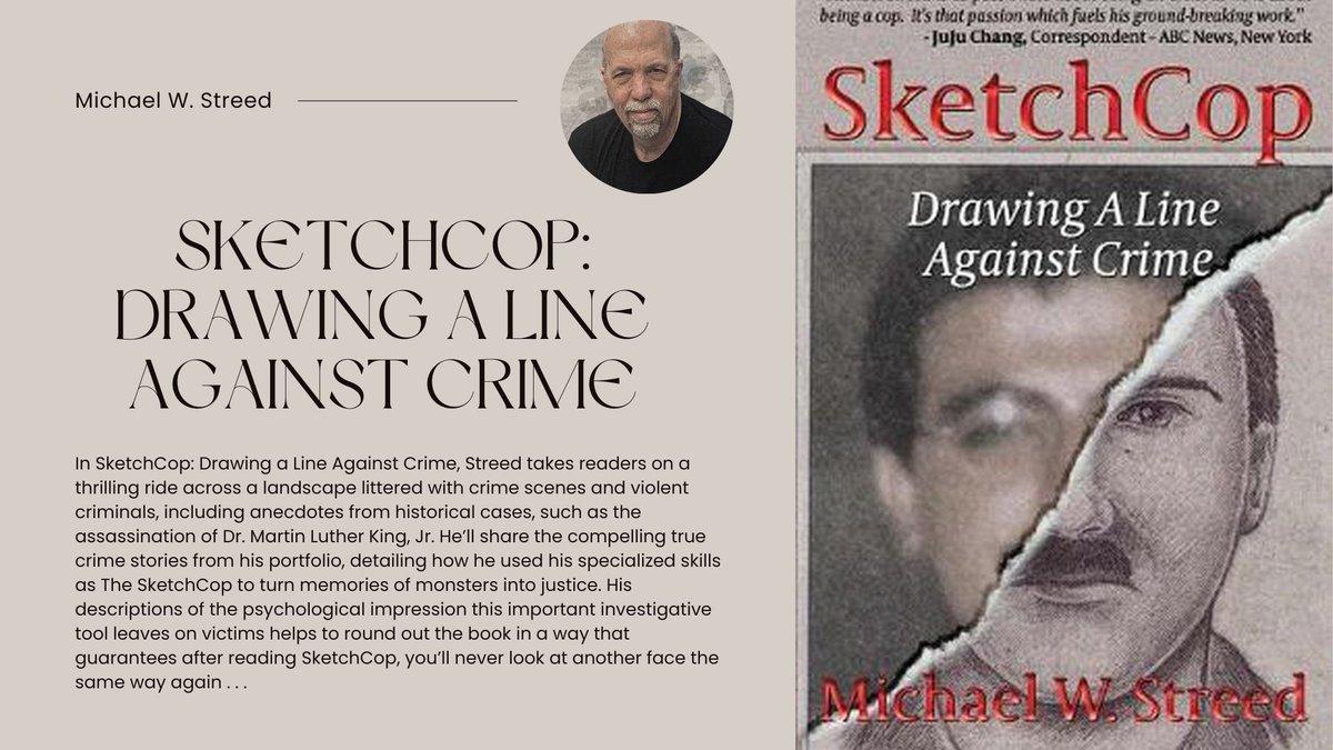 Delve into the world of Forensic Facial Imaging with Sketchcop by (Ret.) Police Sergeant Michael W. Streed!
#WorldBookDay