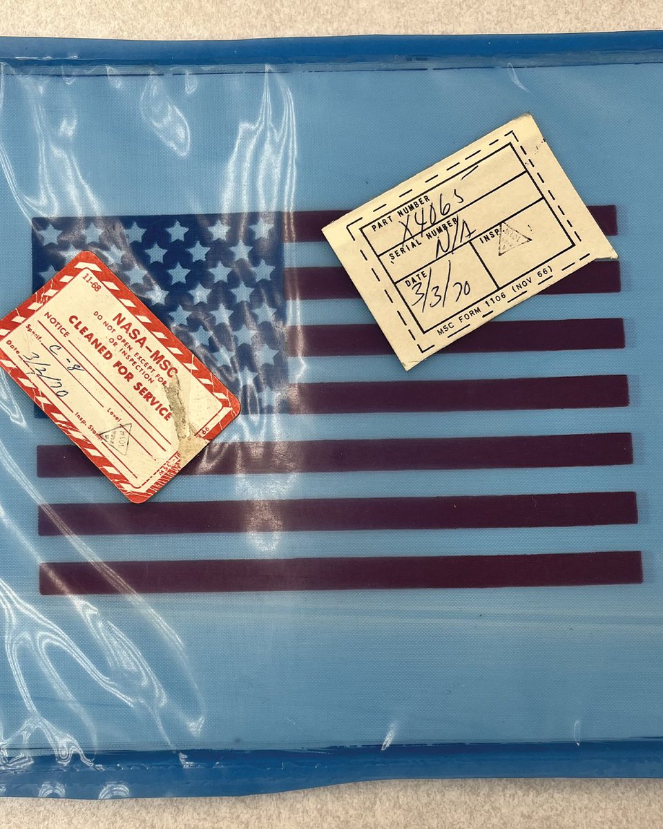 Int_Machines's tweet image. The American flag mounted to Odysseus' side closeout panel was certified for flight in 1970, during the height of the Apollo program. The NASA-donated flag didn't leave Earth during the Apollo program, but Odysseus completed its mission to the lunar surface on February 22, 2024.