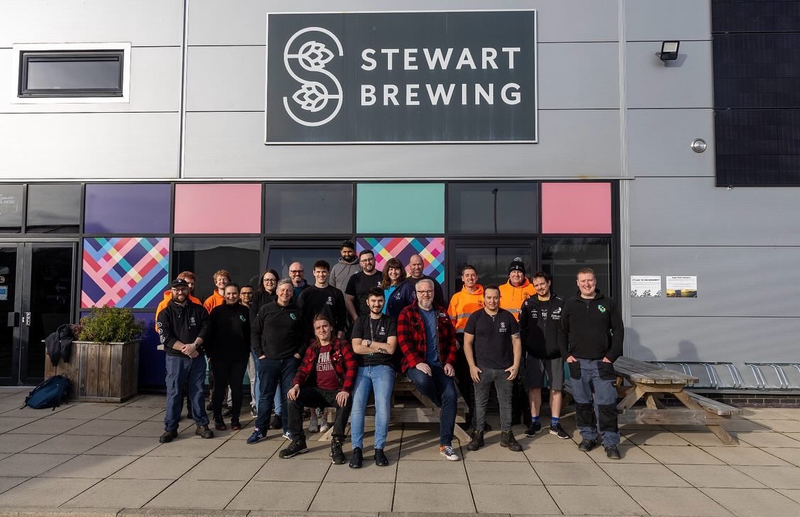 CharlesFaram's tweet photo. Exploring beyond AromaFest®️Edinburgh last week, we went on an adventure to Stewart Brewing. Something very special is coming your way at the end of the month. Stay tuned for the big reveal! 👀🍻 #BrewingExcitement #StayTuned #FriendsofFaram @StewartBrewing @FaramBeth https://t.co/H3pdq1AdzP