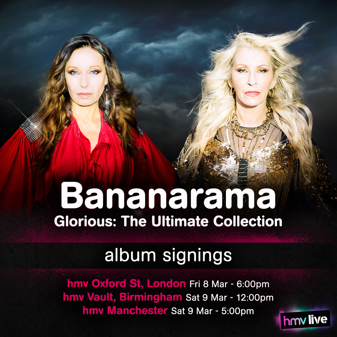 EVENT UPDATE! Due to a delayed delivery, some customers may have received an email regarding orders for the @VivaBananarama album signings. Fear not, the stock has arrived and all orders will be in store and ready for collection tomorrow! Full details: ow.ly/oJU650Q5Q0i