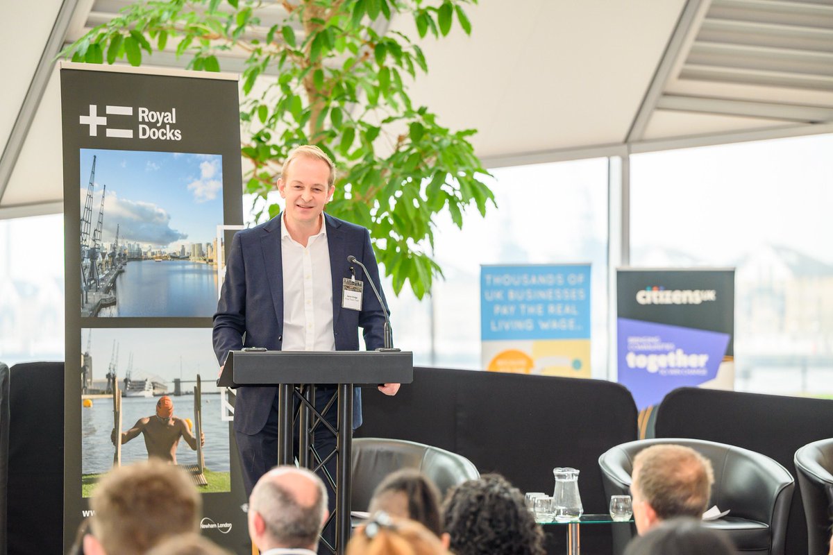 Today we set out a new vision to transform the Royal Docks.

Backed by the <a href="/MayorofLondon/">Mayor of London, Sadiq Khan</a> and Mayor of Newham <a href="/rokhsanafiaz/">Rokhsana Fiaz OBE</a> our plan for this historic area sets out to deliver:

🏠 55k homes
🧑‍💻 36k jobs
💷 £2bn investment
🚊 Major transport improvements
🎭 Local cultural projects