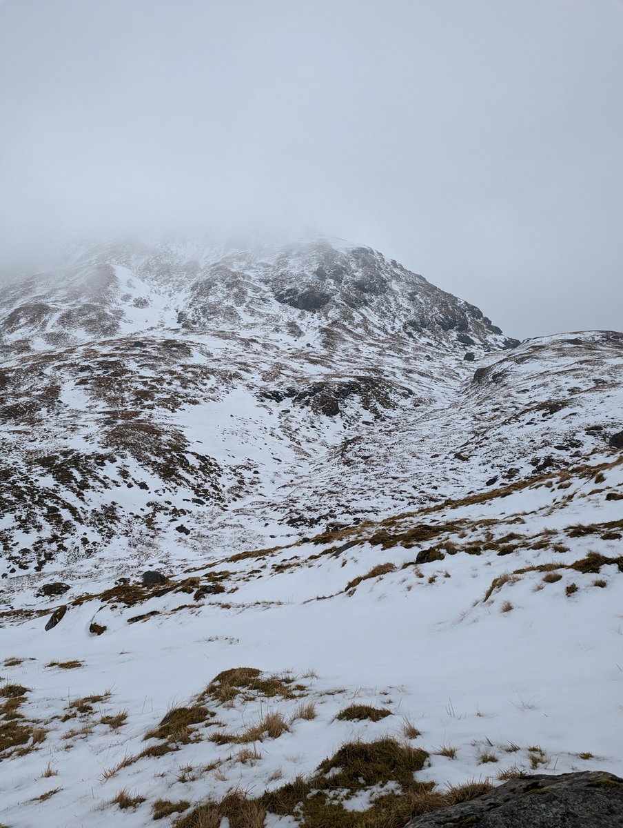 I went adventuring yesterday in the Scottish hills with @retr0Luna. We had to cut our route short as a ridge walk in shin deep snow and ice in <10m visibility wasn't the play. 

Got back home today after our break and will be streaming the next few days over the weekend!