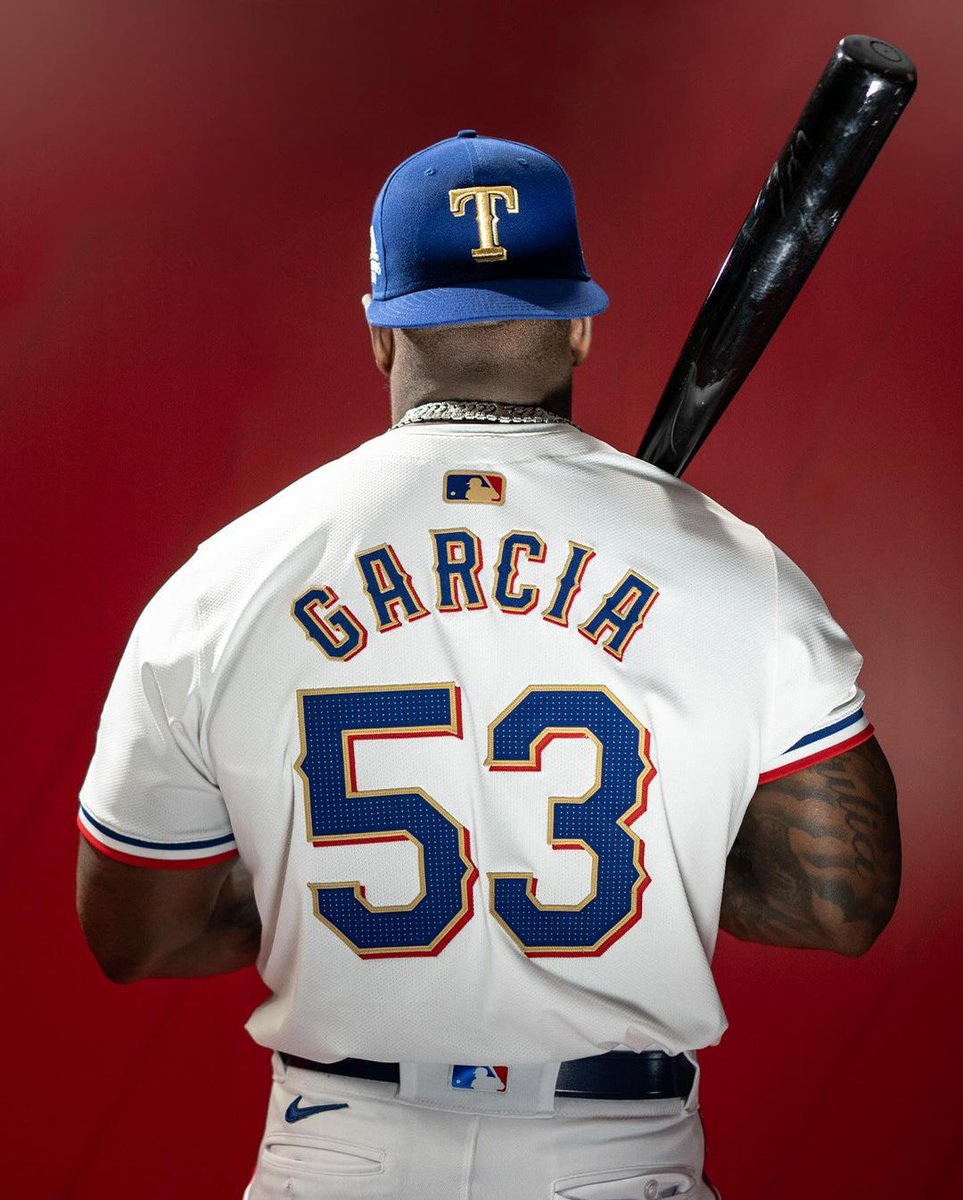 MLBONFOX's tweet image. The Rangers revealed their gold collection World Series edition uniforms 🤩

📷: @Rangers