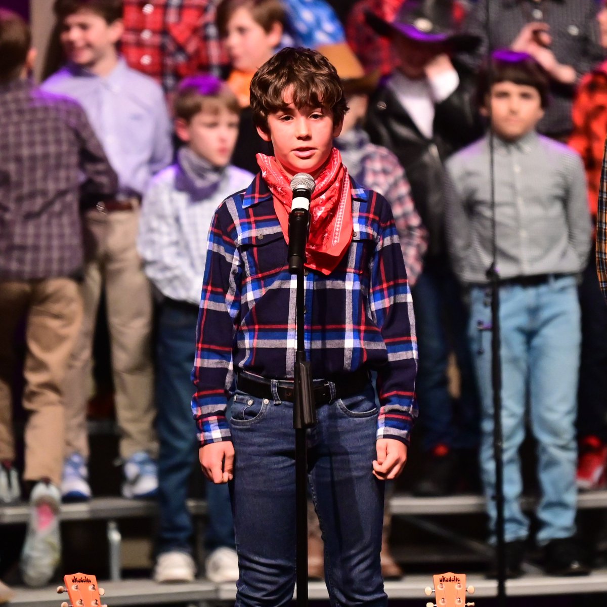 Ensworth's tweet photo. Paying tribute to the iconic Grand Ole Opry with the Big "E" Opry concert! 🎶 Grade 4 students presented "From Humble Roots to Sequined Suits." What a fantastic evening of rhinestones and cowboy hats!
.
#ensworth #joyinlearning #excellenceinacademics #countrymusic https://t.co/e91TPvE8La