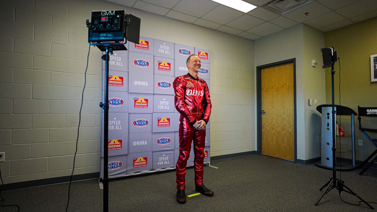 Showing off my new @densoautoparts #VansonLeathers for media day! #Gatornats #NHRA