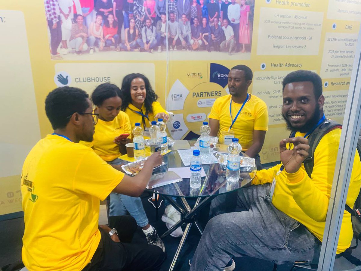 YetenaW's tweet photo. Yetena Weg Day 1 at Ethio Health Exhibition @health_ethio
You can come and visit our booth,
Attend our mixed in person/Virtual CME we organized in collaboration with @ESIMethiopian
And Saturday March 9 we have our panel conference on health care inclusivity
@Kal_Kass https://t.co/sR1AduN5zB