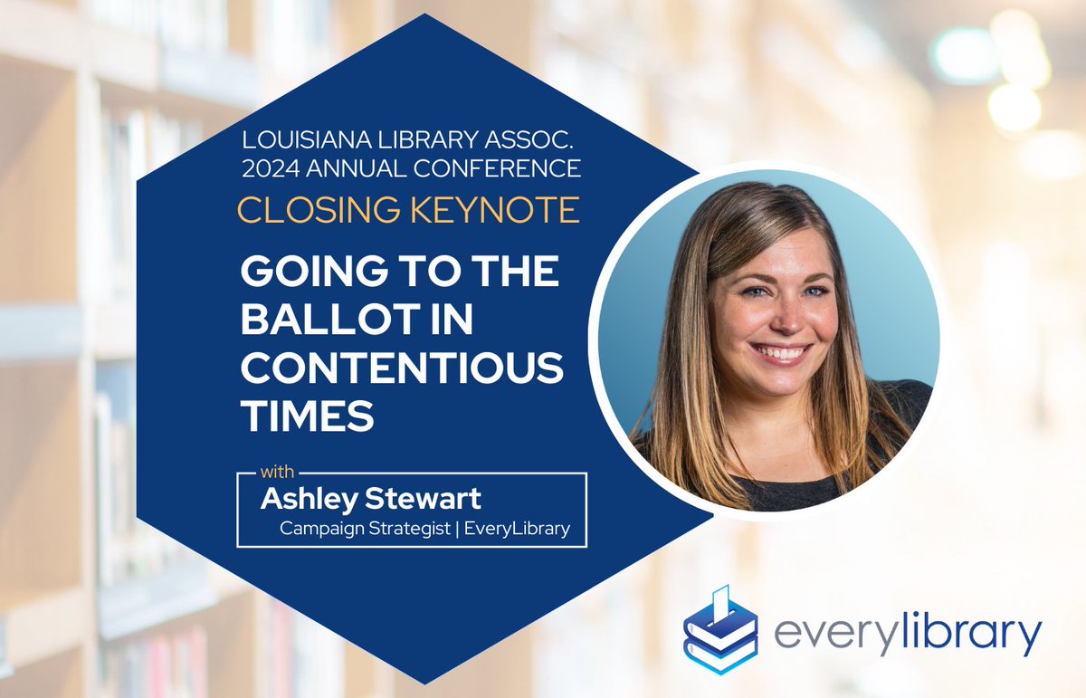 ashleyckd's tweet image. I am looking forward to spending time in Louisiana next week and getting to meet all of the amazing library staff, trustees, and advocates that cross my path. Thank you to the Louisiana Library Association for the invitation.
#librariesareanchoringinstitutions #supportlibraries…