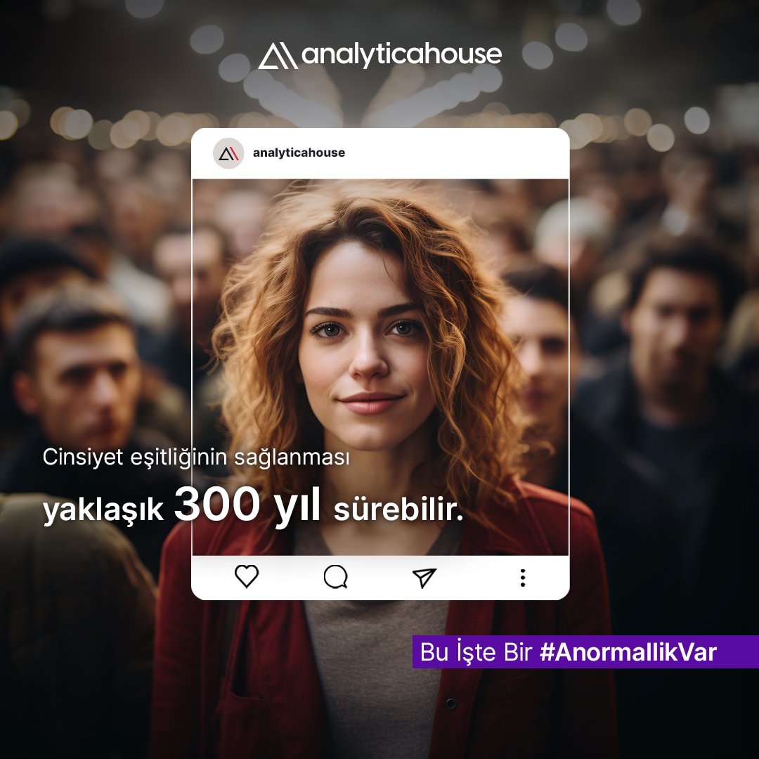 analyticahouse's tweet photo. Hayatın her alanında yüzyıllardır süren cinsiyet eşitsizliği mücadelesi sonucunda karşılaştığımız verilerde bir #AnormallikVar. https://t.co/rBqhmKVVsB