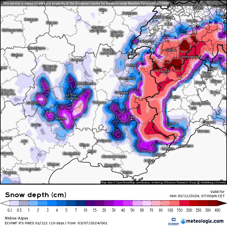 GJauseau's tweet photo. ⚠️Top départ de l'épisode méditerranéen demain!
⤵️
💧Jusqu'à +200 mm possibles sur les Cévennes, risques d'inondations loc. 70/100 mm du Var aux Alpes-Maritimes samedi. 
❄️Abondantes chutes de #neige dans les Alpes du Sud, 1 mètre possible au-dessus de 1500 m. 
⚡️Des #orages de masse d'air froid possibles du Sud-Est à la façade Atlantique.

Soyez vigilant !
