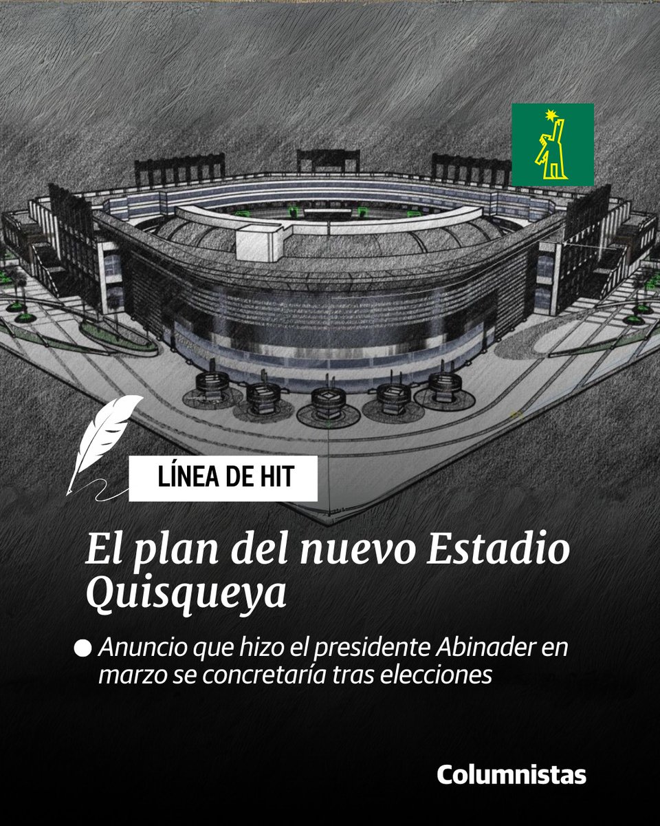 🖋 |#ColumnistasDL| Anuncio que hizo el presidente Abinader en marzo se concretaría tras elecciones

🔗 ow.ly/2neH50QNM2R

#DiarioLibre #Elecciones #EstadioQuisqueya