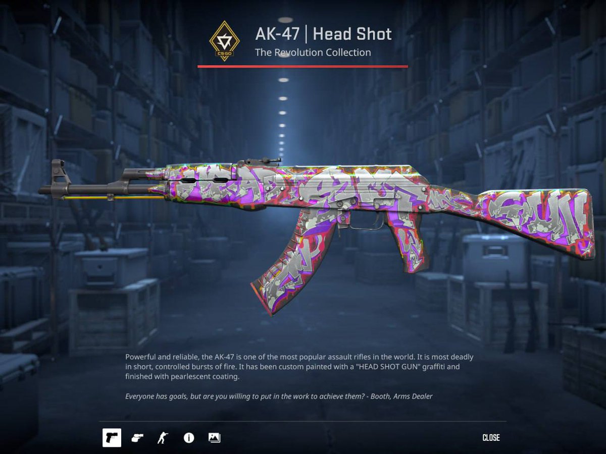 Didn’t finish this FPL season in the top 15 so, as promised, I’m giving away this beautiful AK-47 | Head Shot (FN)

To participate, you need to:

1) Follow me on "X"
2) Like &amp; RT
3) Reply with a team that you will cheer on major

1 winner will be drawn in 1 week - on the 15th of
