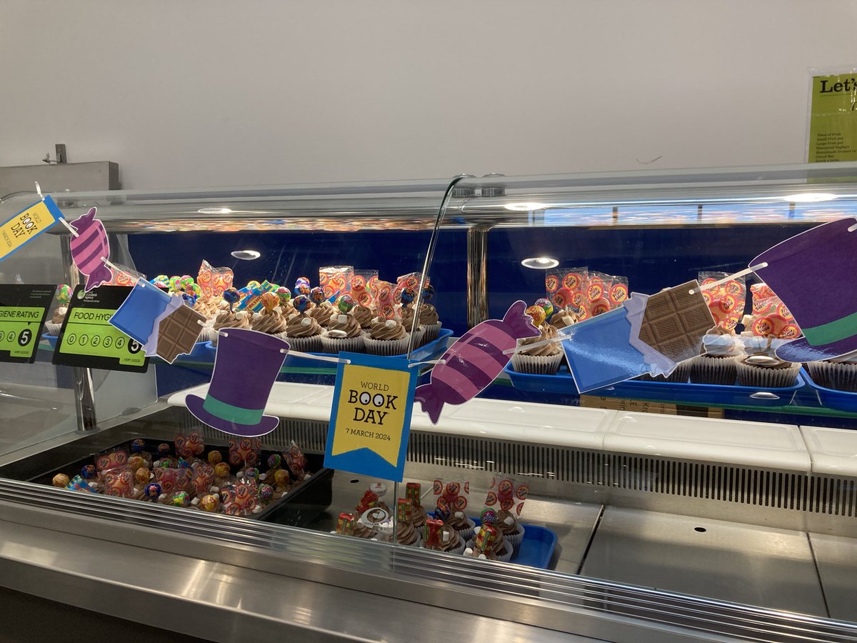 readatLangley's tweet photo. Our marketing team busy preparing for the Wonka themed lunch. 🤩 https://t.co/o7ERYs9dfq