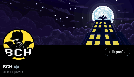 BCH_Guild's tweet photo. 📢 𝗜𝗺𝗽𝗼𝗿𝘁𝗮𝗻𝘁 𝗨𝗽𝗱𝗮𝘁𝗲!

Dear guild members and farmers,

Exciting news! As we gear up for the launch of guilds on @pixels_online, we're making a small change to our X handle. 🎉

👋 From now on, you can find us at @BCH_pixels 🦇

We want to emphasize that we're not just a guild but an integral part of the vibrant @pixels_online community. Keep an eye out for live updates, events, and all things community-related right here.

Thank you for your continued support! 🌟