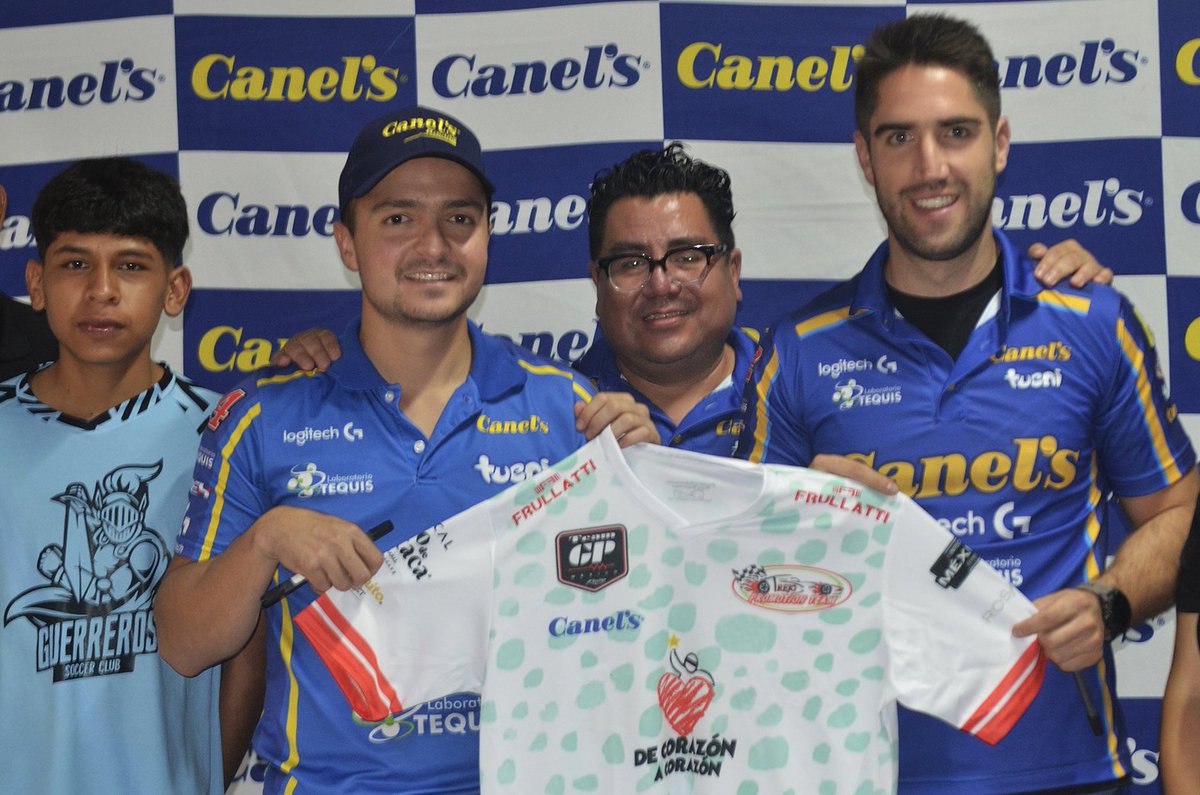 teamgpracing's tweet photo. Para la temporada @NASCARMex 2024 renovamos sinergia junto a @CanelsMx con el programa social "De Corazón a Corazón" @TrejoPromotion https://t.co/uvxFzMLL0y