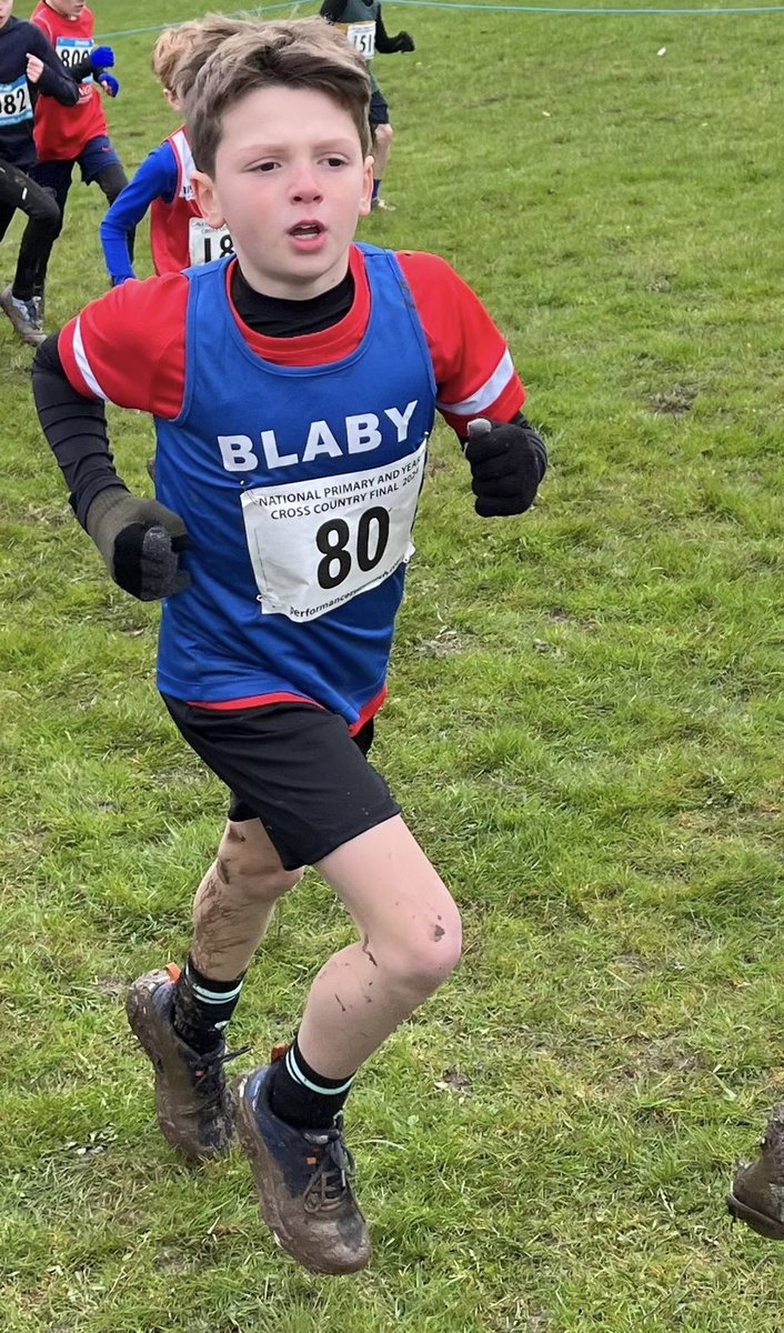 DanemillPrimary's tweet photo. Howard took part in the National Primary Cross-Country finals at Prestwold Hall on Sunday. He represented Blaby District and the Year 4 team came third overall! He didn't stop despite the very muddy conditions! You are amazing! https://t.co/eIT61e4XGO