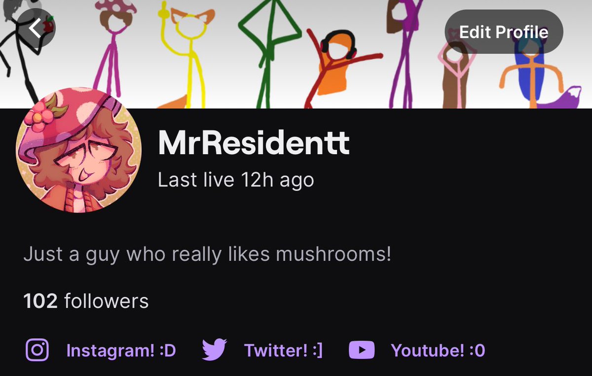 MrResidentt's tweet image. THANK YOU SO MUCH FOR 100 FOLLOWERS 🎉 :,D It may seem small, but this means the absolute WORLD to me and I’m so excited to continue on with streaming and see what’s next in store :]
Thank you to all of those who’ve been supporting me 🧡
AND REMEMBER….FOLLOW ME ON TWITCH‼️💥