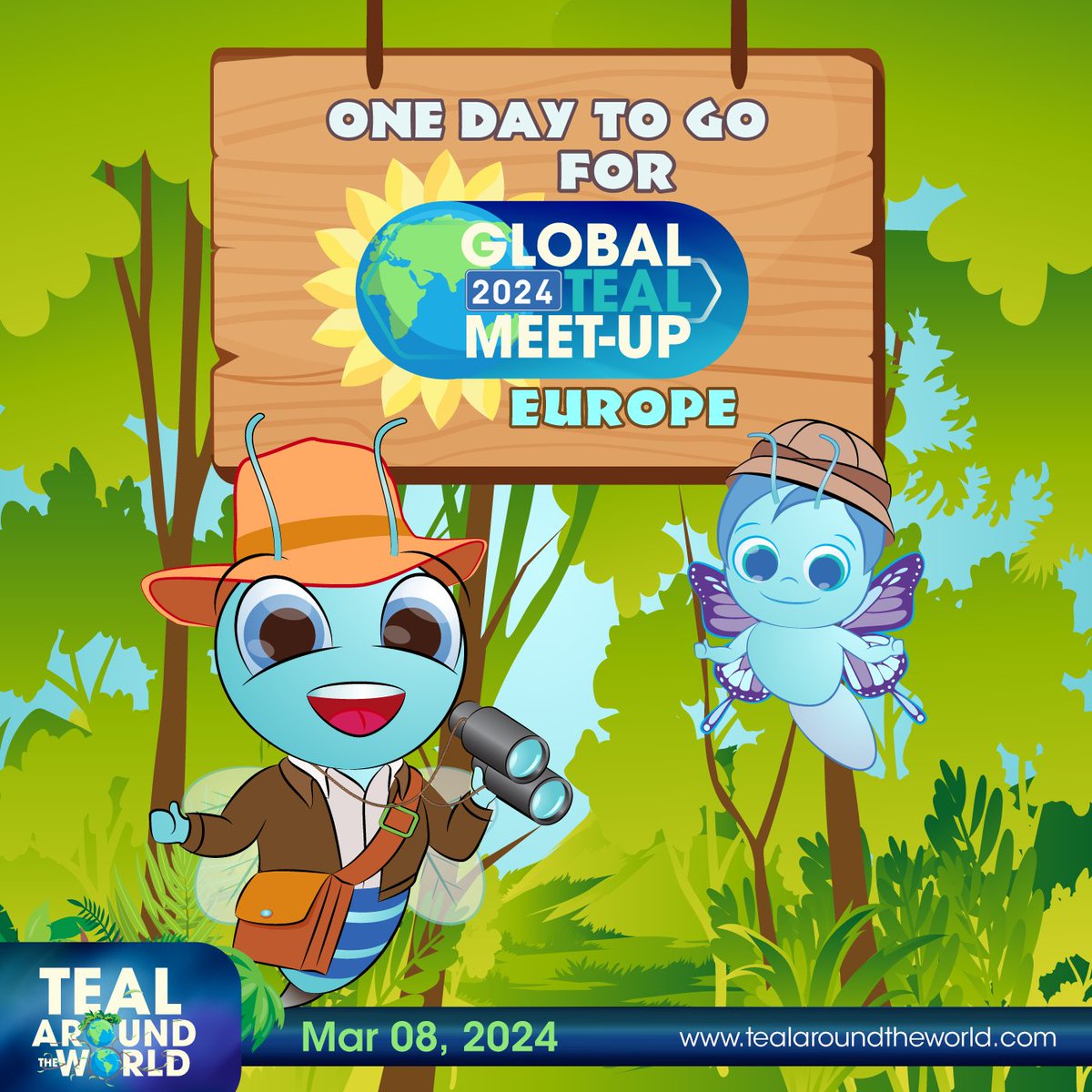 Teal Around The World tweet media