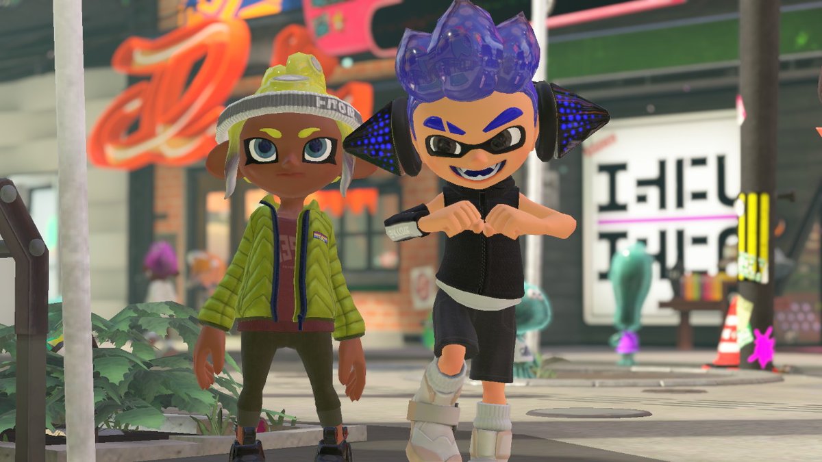 kimin0ya's tweet photo. selfie! @ChimChimBuzz #Splatoon3 #NintendoSwitch https://t.co/JIpdEJyMtY