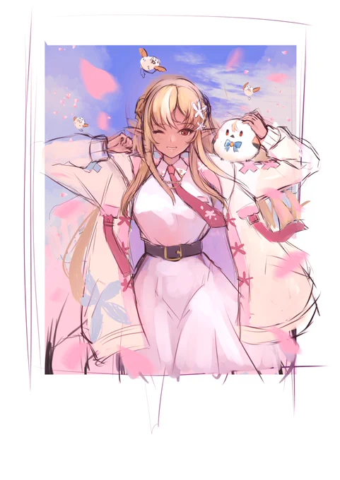 ふーたんの歌枠を流しながらグラブルのイラストを描こうと思ってたら、いつの間にかふーたんの絵を描いていたんだぜ…(;^ω^)続きを描くかは未定ですが、とりあえず上げときます 