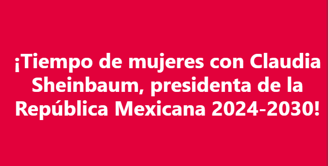 #TiempodeMujeres porque ya les toca estar a la cabeza del gobierno por el bien de todos.