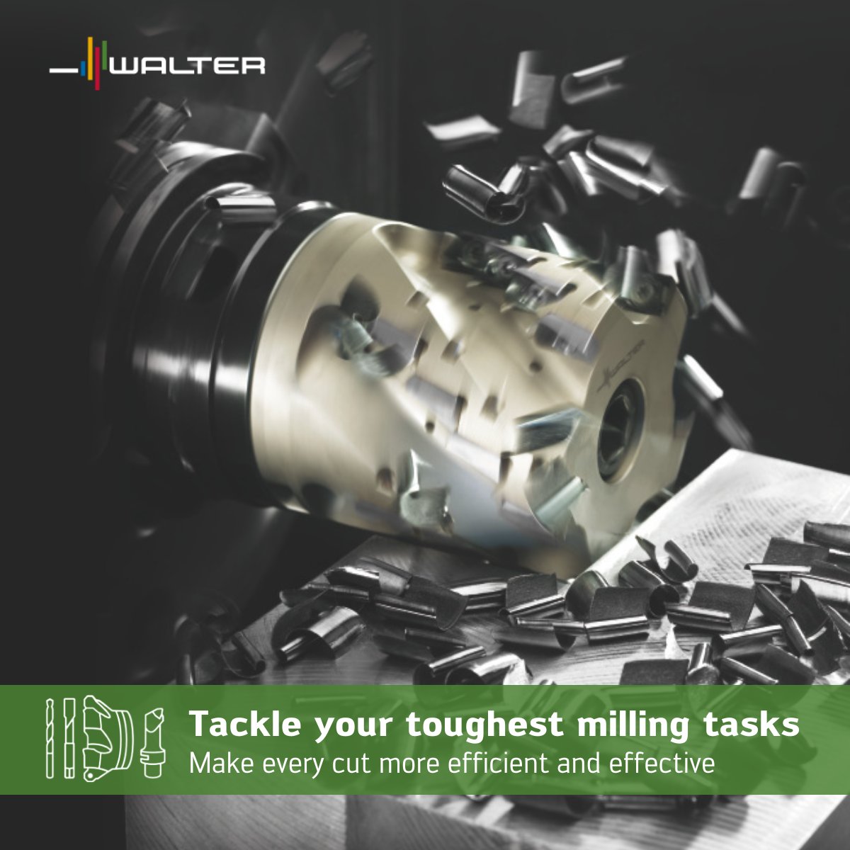 ctemag's tweet photo. Step into the future of milling with Walters' indexable solutions. Overcome complex challenges and boost productivity with precision - engineered for excellence.  Visit https://t.co/OwZAOSpH5a for more info. #WalterTools #EngineeringKompetenz https://t.co/QI8BvpXhQ1
