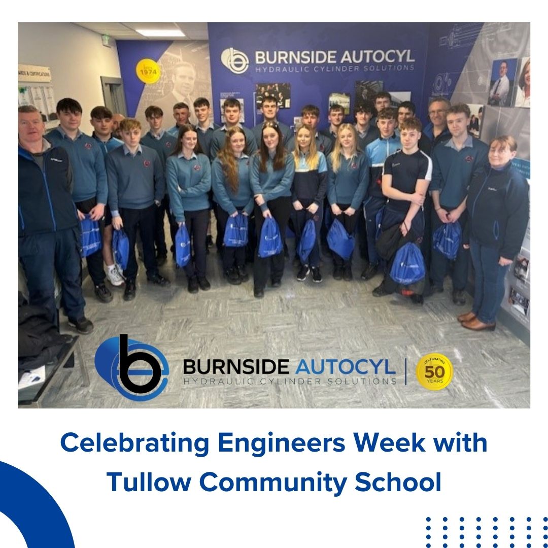 It's Engineers Week!

We were delighted to mark the occasion by inviting the  6th Year Engineering Students from Tullow Community School to Burnside Autocyl yesterday morning.
