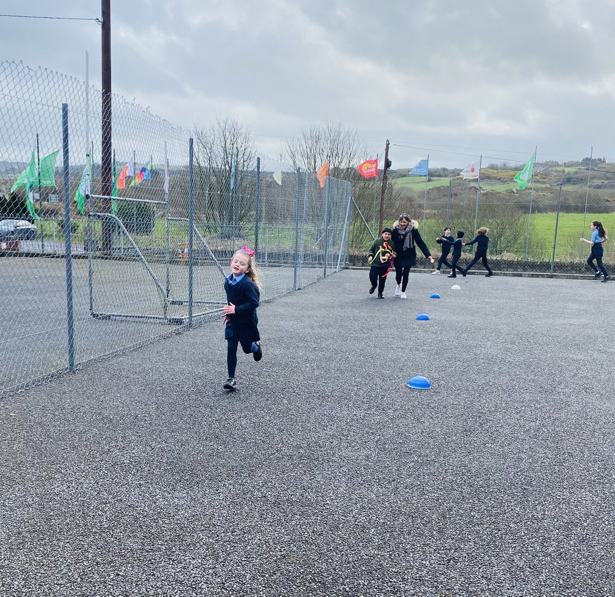 Week 2 complete in our #runaroundeurope challenge and we are flying it. During the week we reached Brussels and Paris and we are nearly to Copenhagen. Everyone is loving our morning laps. <a href="/ActiveFlag/">Active School Flag</a> <a href="/HealthyIreland/">HealthyIreland</a> @education_ire <a href="/smallwallarena/">SmallWall School Products</a>